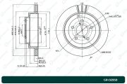 GR02950 GBRAKE Диск тормозной