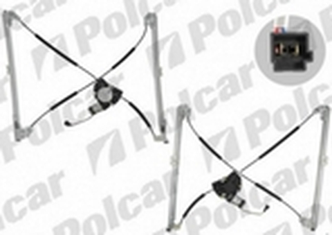 2401PSE2 POLCAR VOYAGER 96-99 СТЕКЛОПОДЪЕМНИК ПЕРЕДНИЙ ПРАВЫЙ С МОТОРОМ
