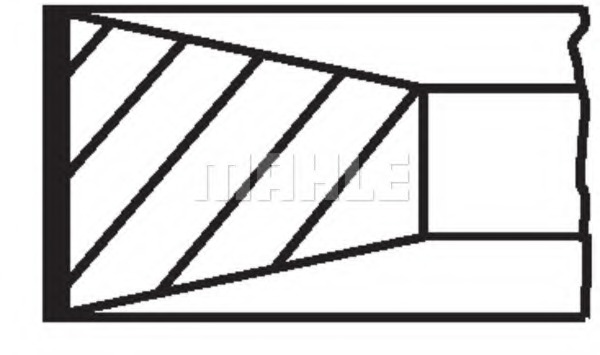 01482N0 KNECHT Комплект поршневых колец