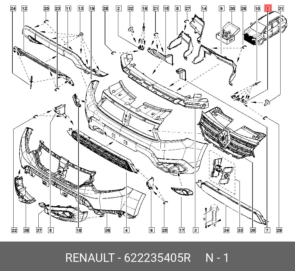 622235405R RENAULT -