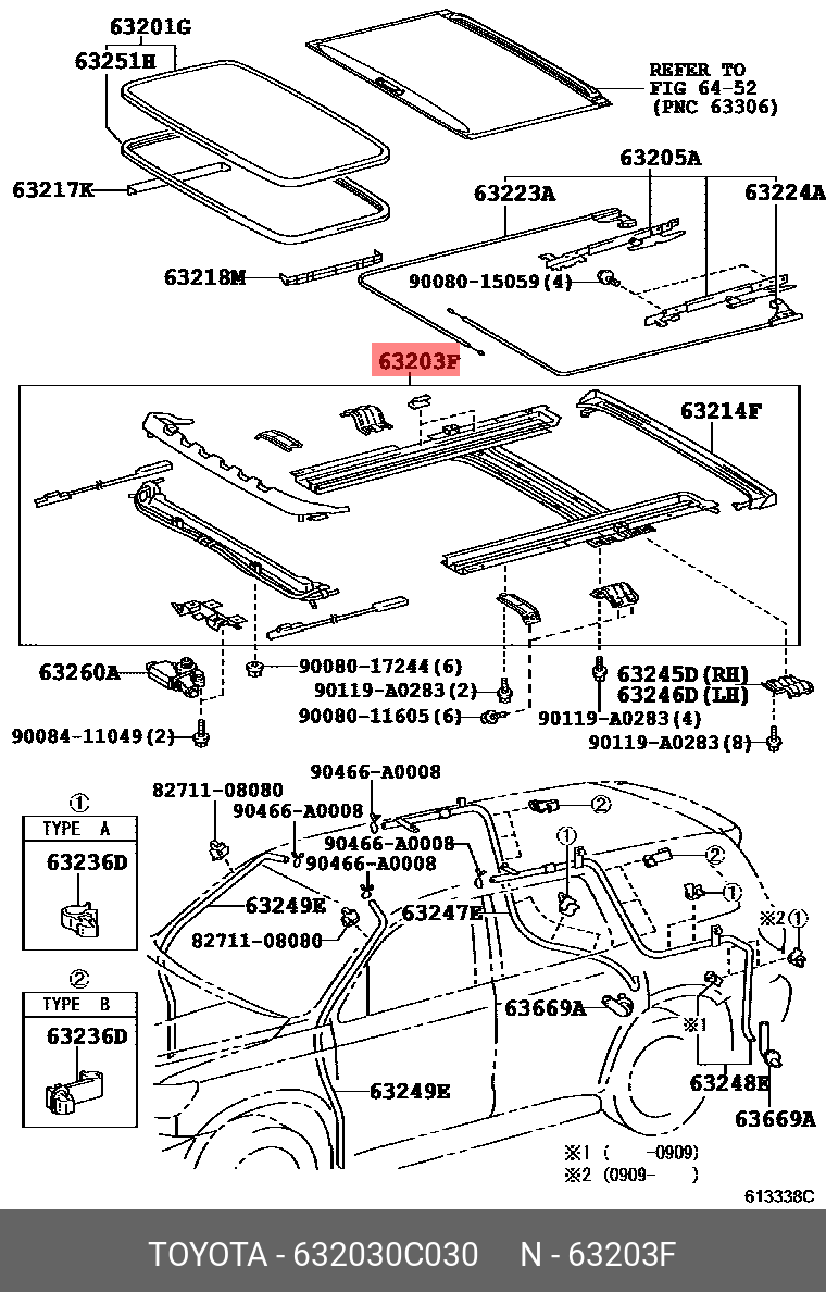 632030C030 TOYOTA ФАРА ПРАВАЯ