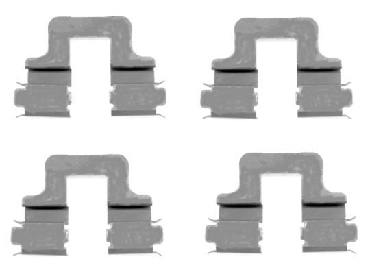 8DZ355203551 HELLA Комплектующие, колодки дискового тормоза