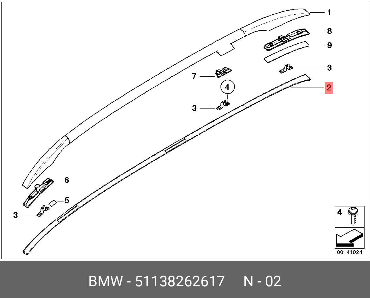51138262617 BMW -