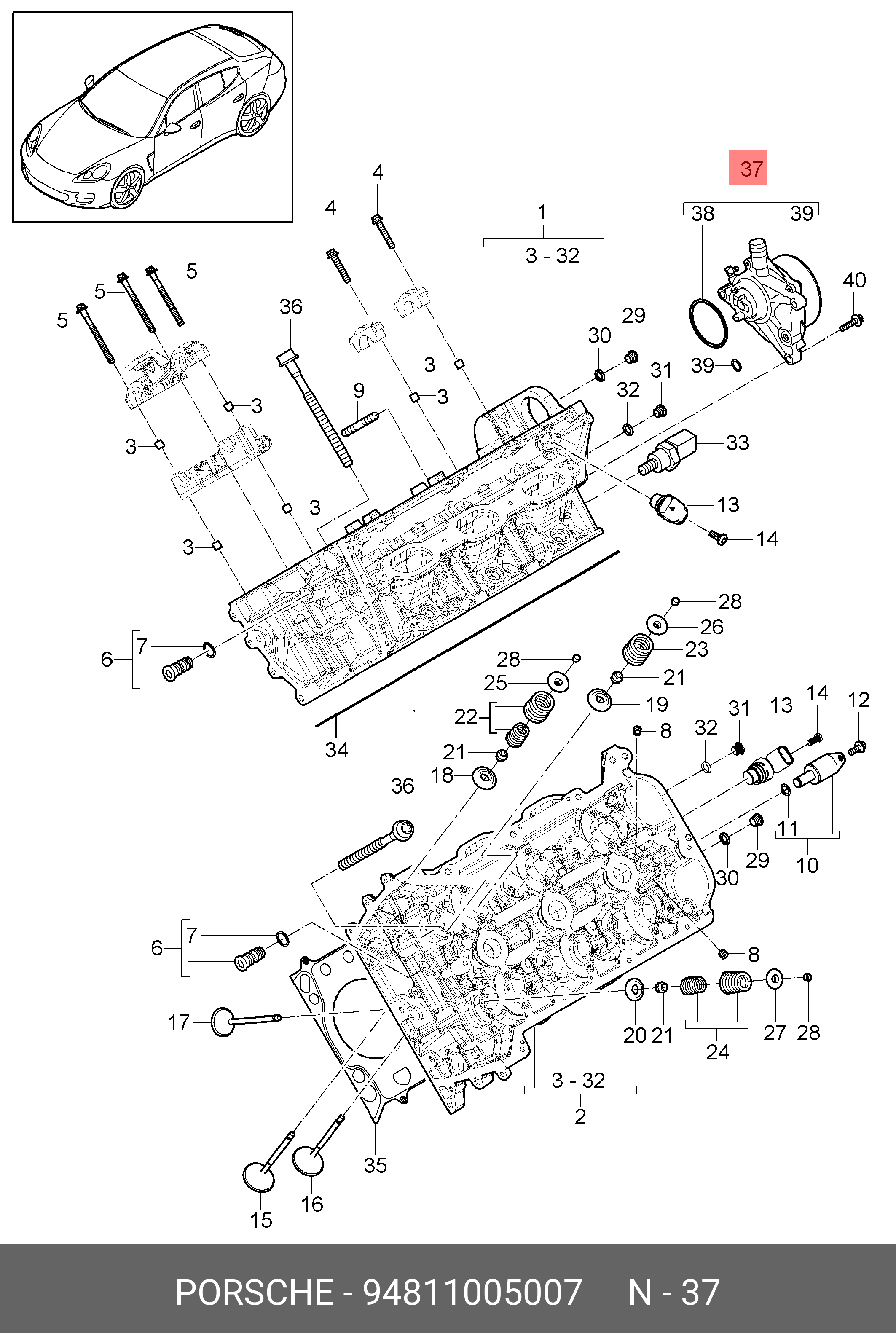 94811005007 PORSCHE 