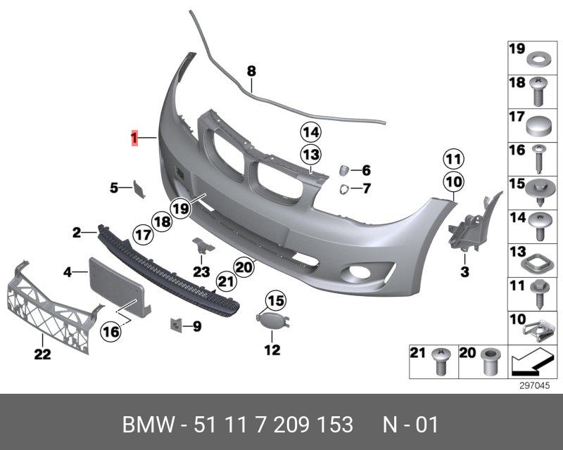 51117209153 BMW ПАНЕЛЬ