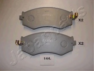 PA144AF JAPANPARTS Колодки тормозные дисковые передн