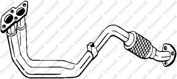 753171 BOSAL Труба выхлопного газа