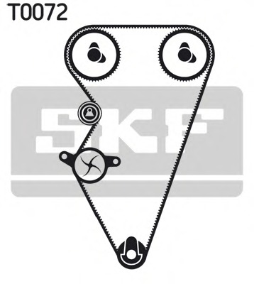 VKMA07310 SKF Комплект ремня ГРМ