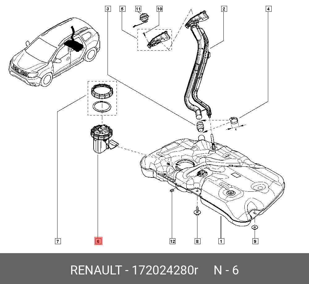 172024280R RENAULT 