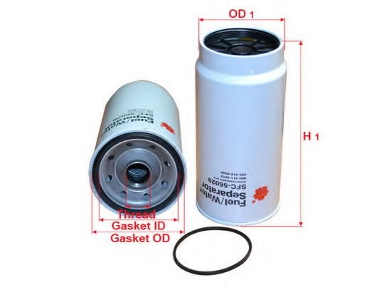 SFC56020 SAKURA Фильтр топливный сепаратор