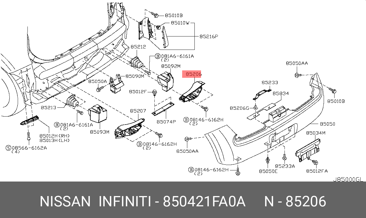 850421FA0A NISSAN 
