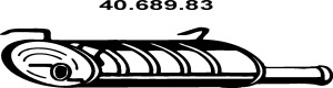 4068983 EBERSPACHER Глушитель выхлопных газов конечный