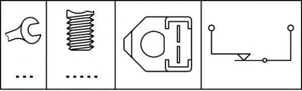 6DF003263081 HELLA Выключатель фонаря сигнала торможения 12V