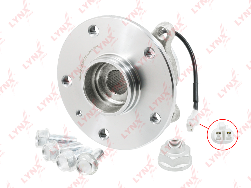 WH1022 LYNXAUTO Ступица задняя в сборе