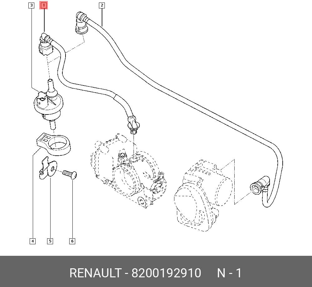 8200192910 RENAULT - 8200192910 RENAULT -