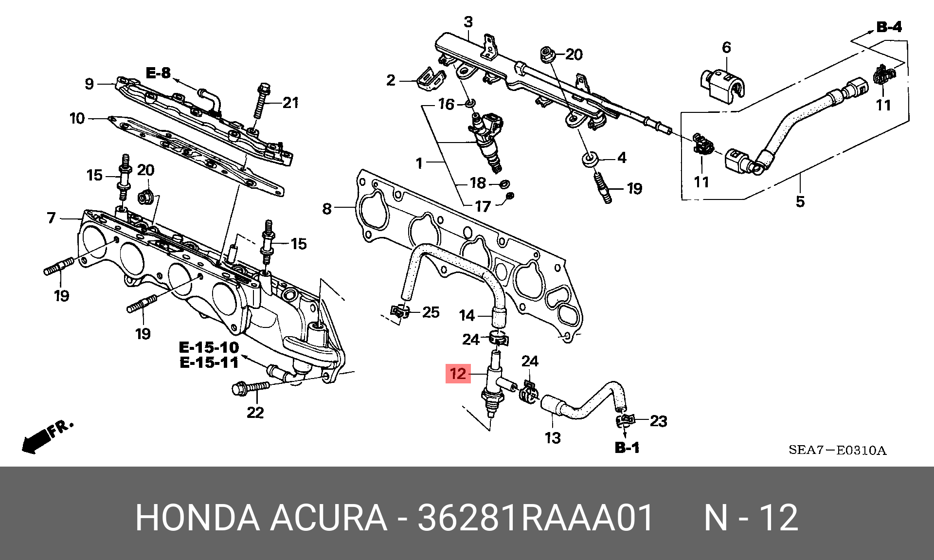 36281RAAA01 HONDA -