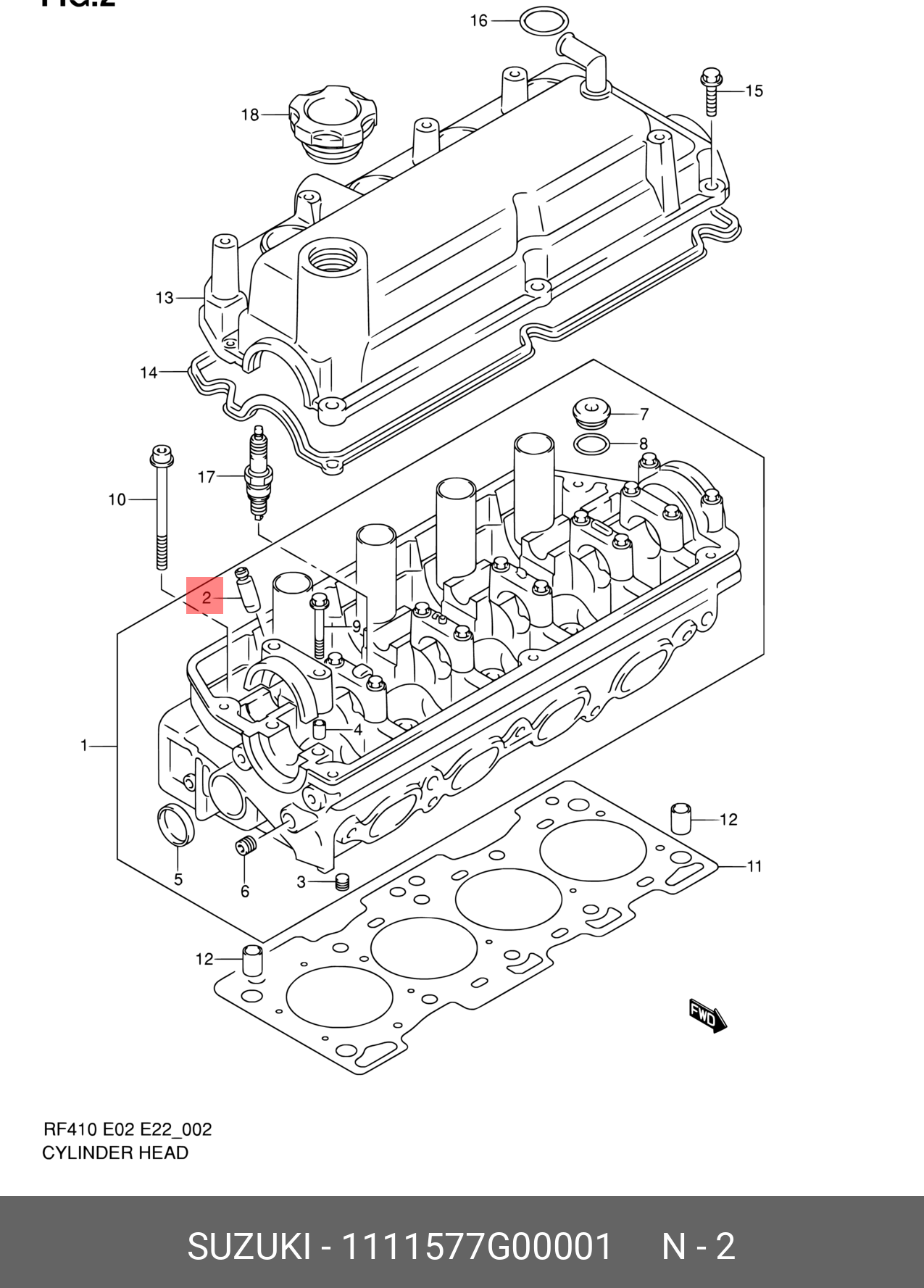 1111577G00001 SUZUKI -