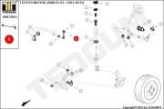 00672041 TEDGUM Стойка стабилизатора