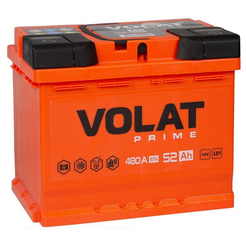 VP521 VOLAT Аккумулятор Prime 52Ah L+ (низкий), 207x175x175, 480А