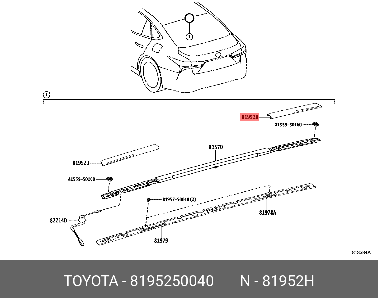 8195250040 TOYOTA 