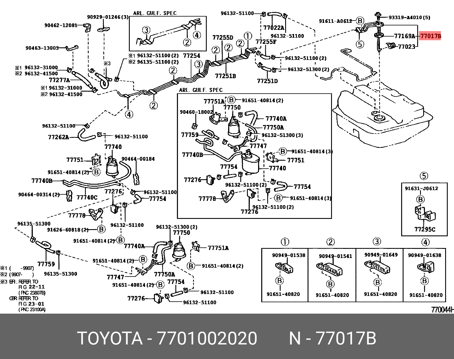 7701002020 TOYOTA 
