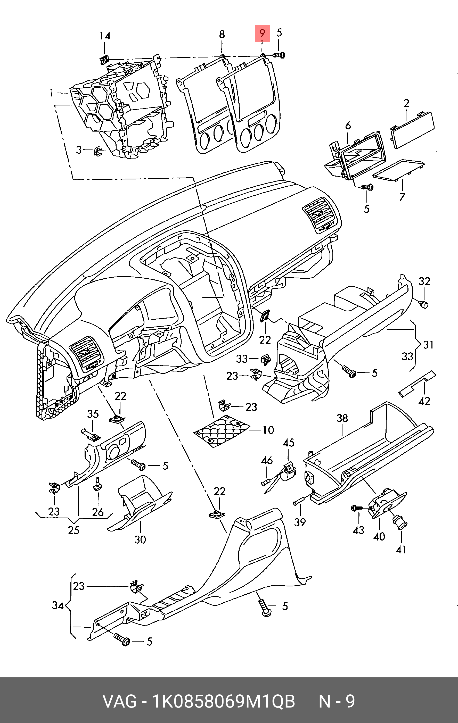 1K0858069M1QB VAG -