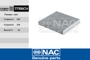 77316CH NAC 77316-CH Фильтр салонный