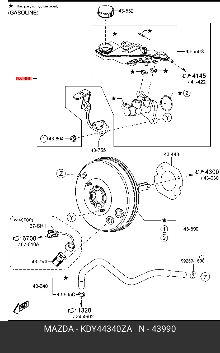 KDY44340ZA MAZDA 