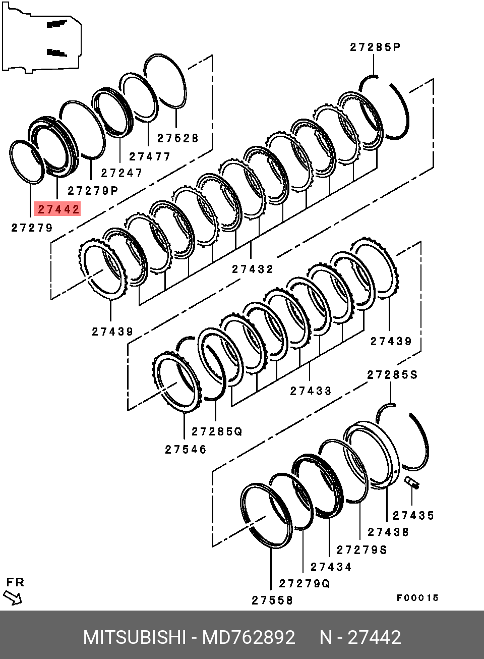 MD762892 MITSUBISHI -