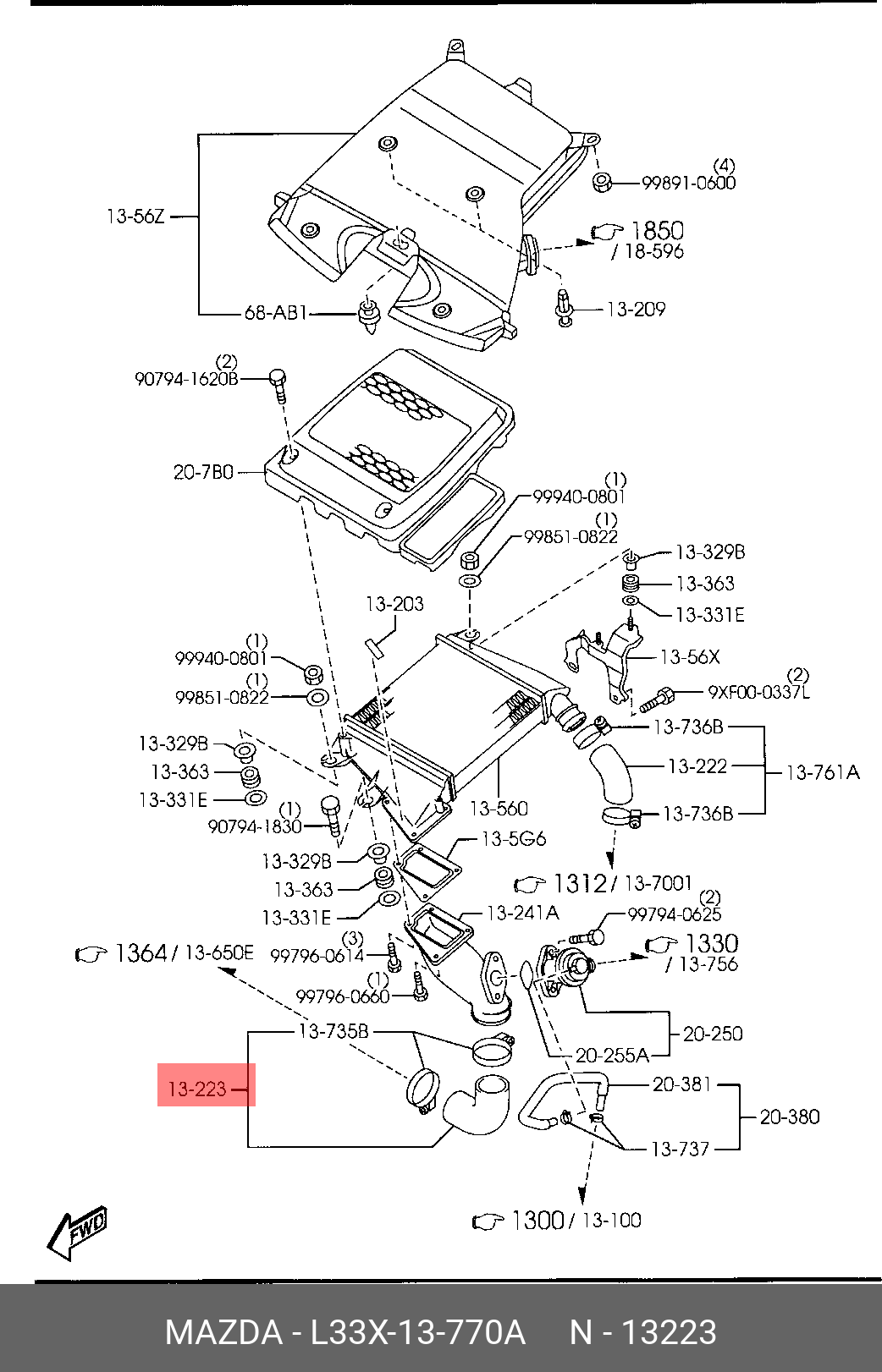 L33X13770A MAZDA -