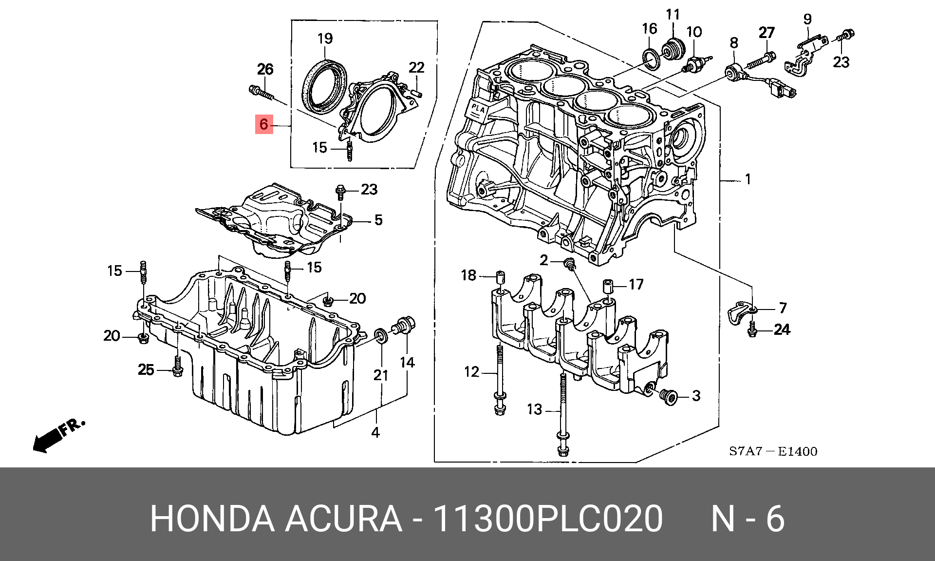 11300PLC020 HONDA -