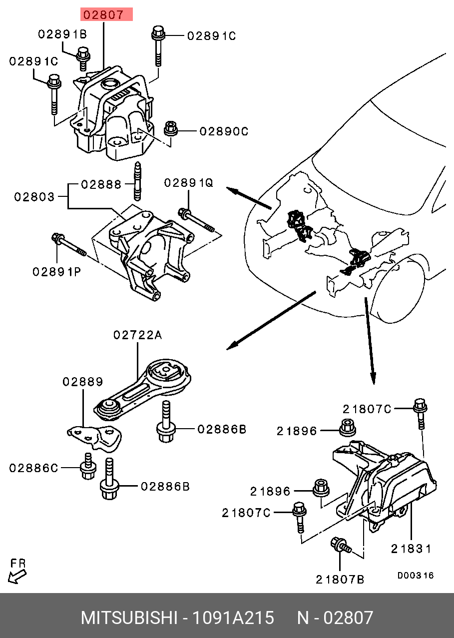 1091A215 MITSUBISHI - 1091A215 MITSUBISHI -