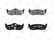 BD4204 LYNX Колодки тормозные дисковые задние