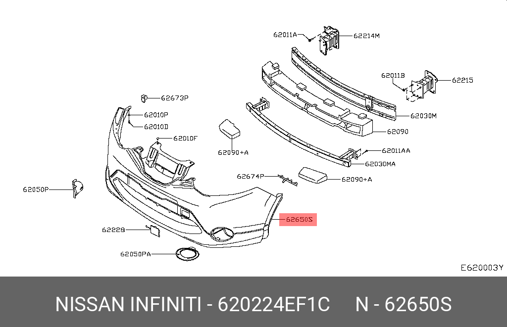 620224EF1C NISSAN 