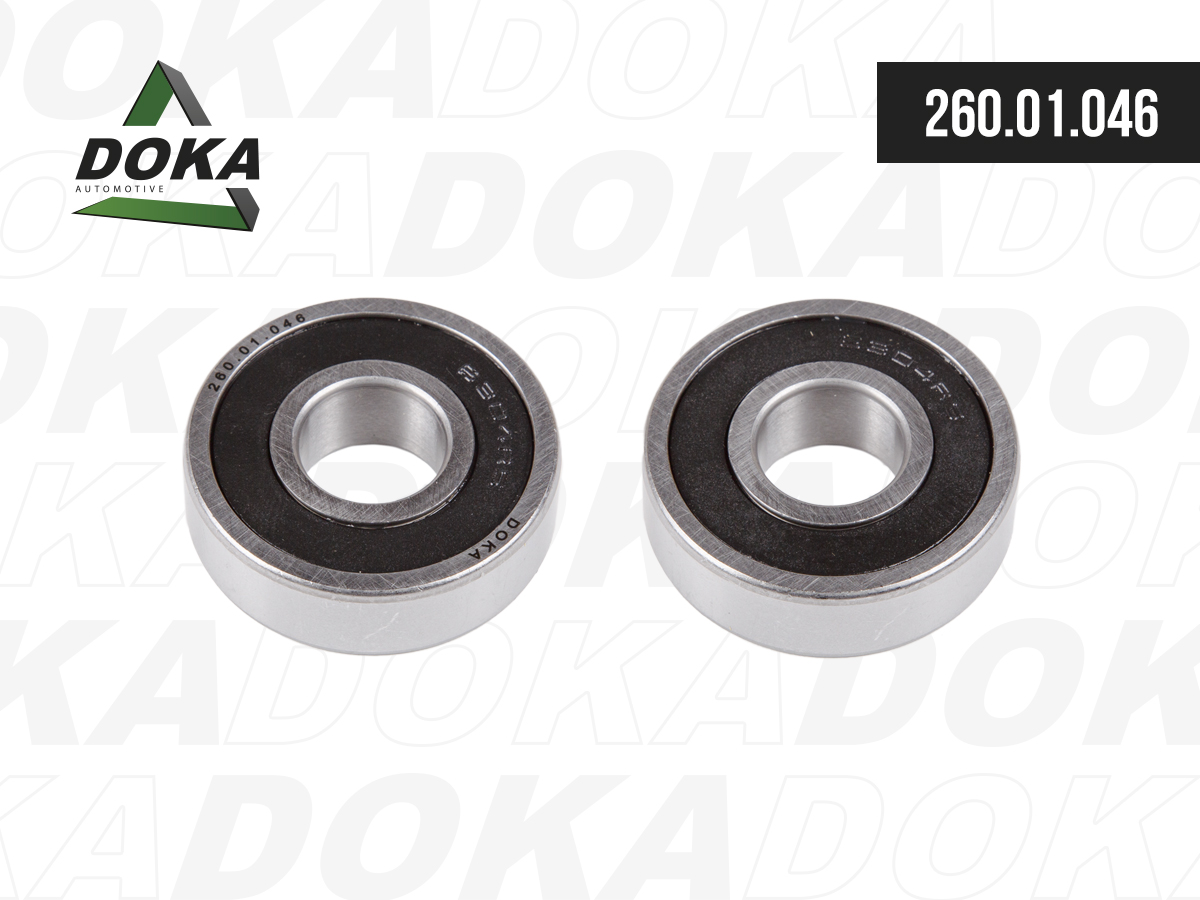 Подшипник 180304  6304-2RS  D=52 b=15 d=20  узкий закрытый JED DOKA AUTOMOTIVE 26001046