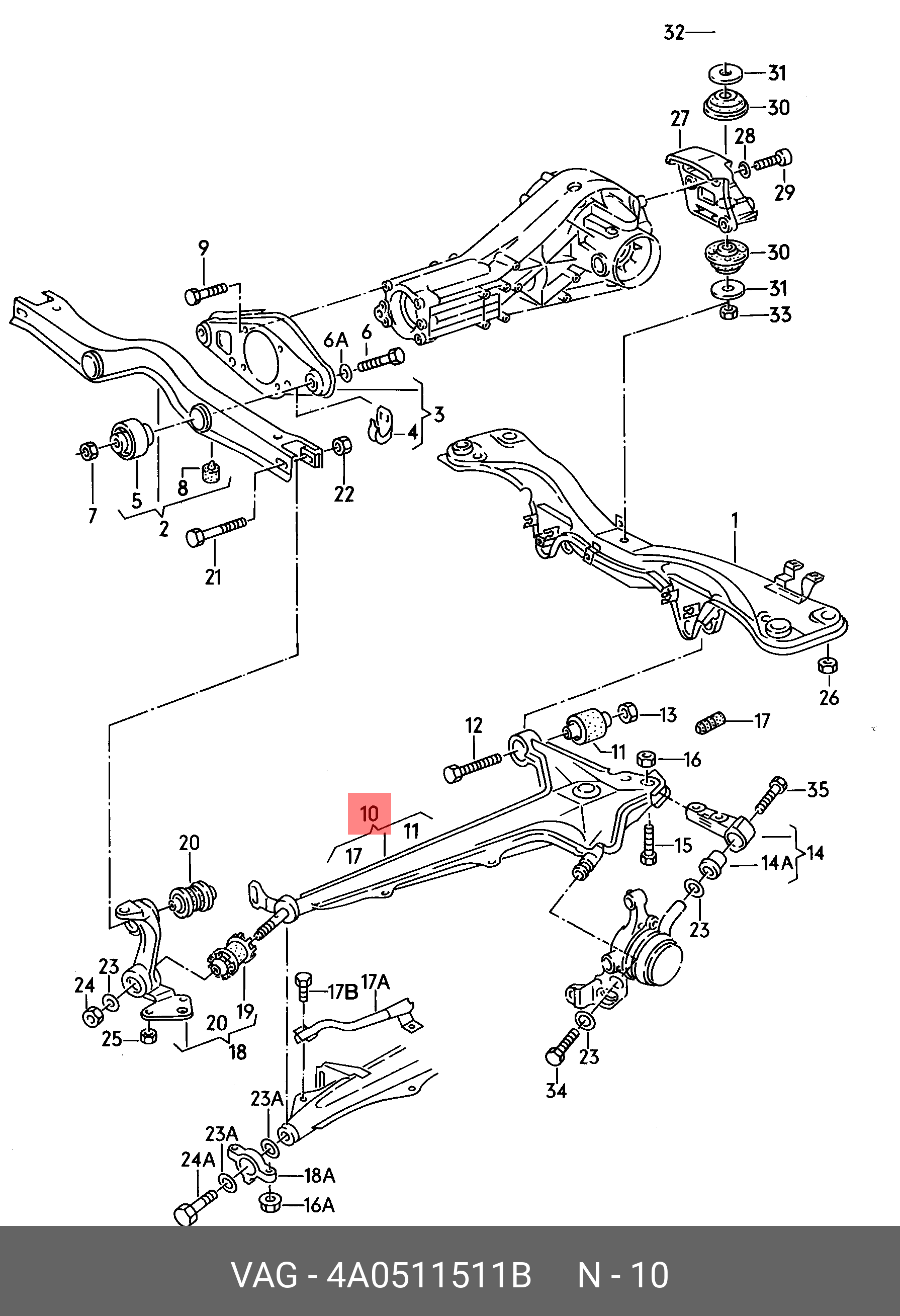 4A0511511B VAG 