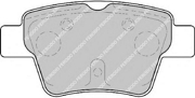 FDB1784 FERODO Комплект тормозных колодок, дисковый тормоз