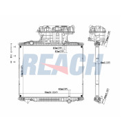 14210310148 REACH Радиатор охлаждения