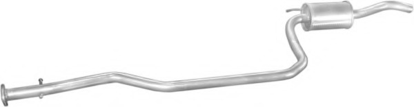 08162 POLMOSTROW Глушитель средн часть FORD: FIESTA IV 95-02, FIESTA фургон 96-, MAZDA: 121 III 96-