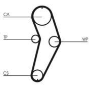 CT709WP1 CONTINENTAL Насос водяной (помпа)