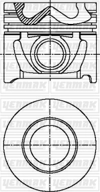 Поршень ДВС YENMAK 3604444000