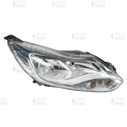 SHL1005R СТАРТВОЛЬТ Фара для автомобилей Ford Focus III (11-) (головного света) галоген, электрический корректор, цвет рамы: хром, правая