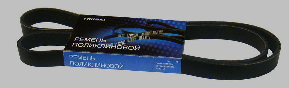 TKG130802058 TANAKI TKG130802058 Ремень 1370 генератора ГАЗ дв.406  и мод  с ГУР поликлин. TANAKI