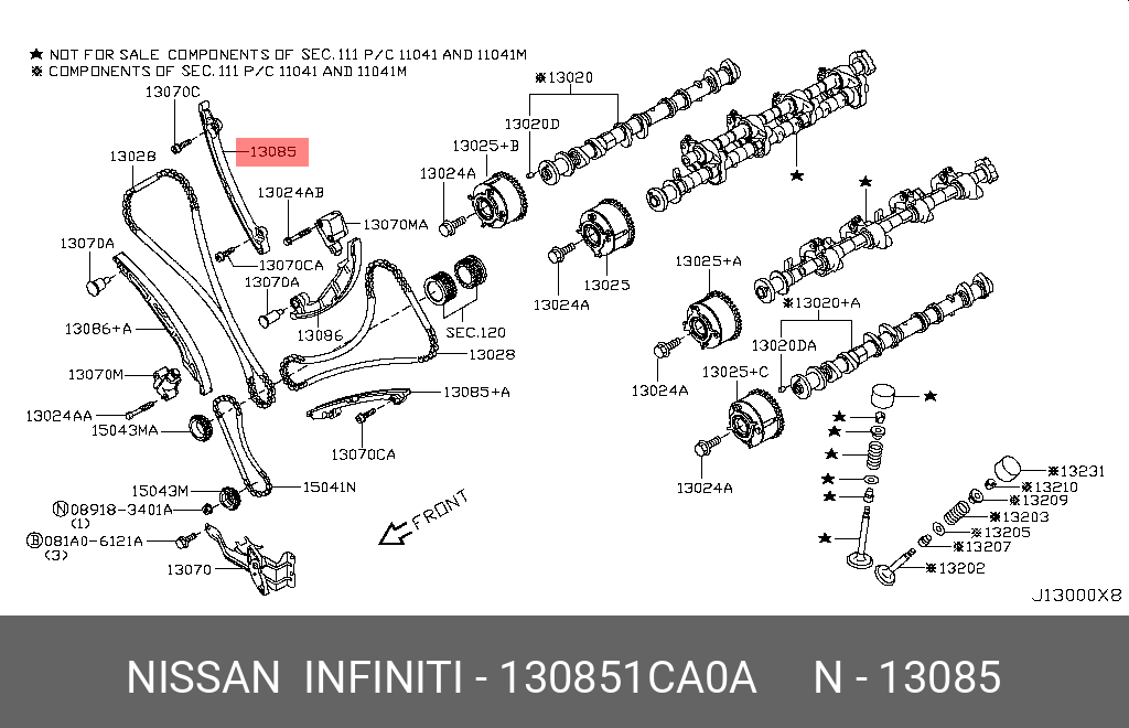 130851CA0A NISSAN Успокоит