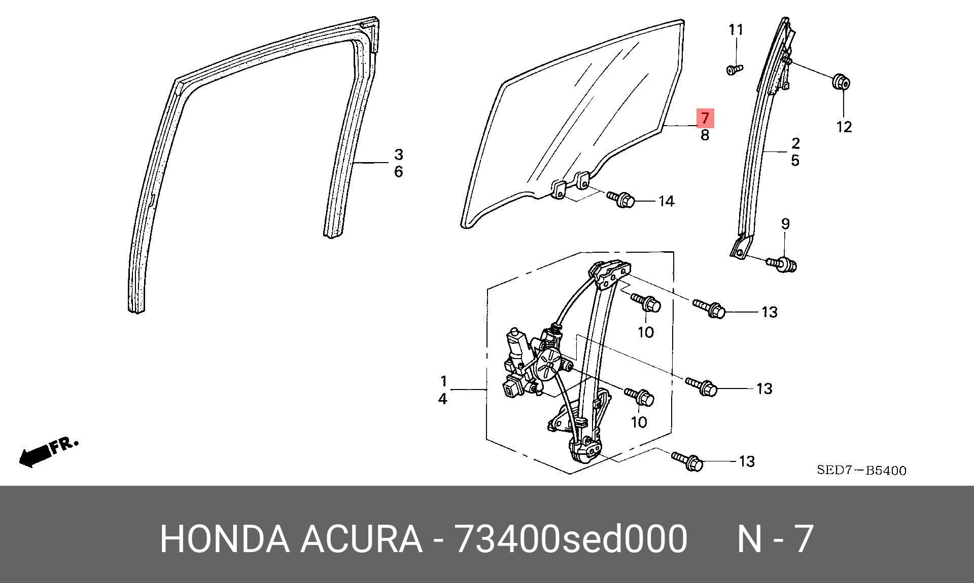 73400SED000 HONDA 