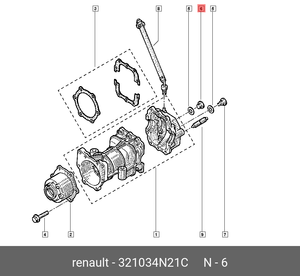 321034N21C RENAULT PLUG ASSY-DRAIN