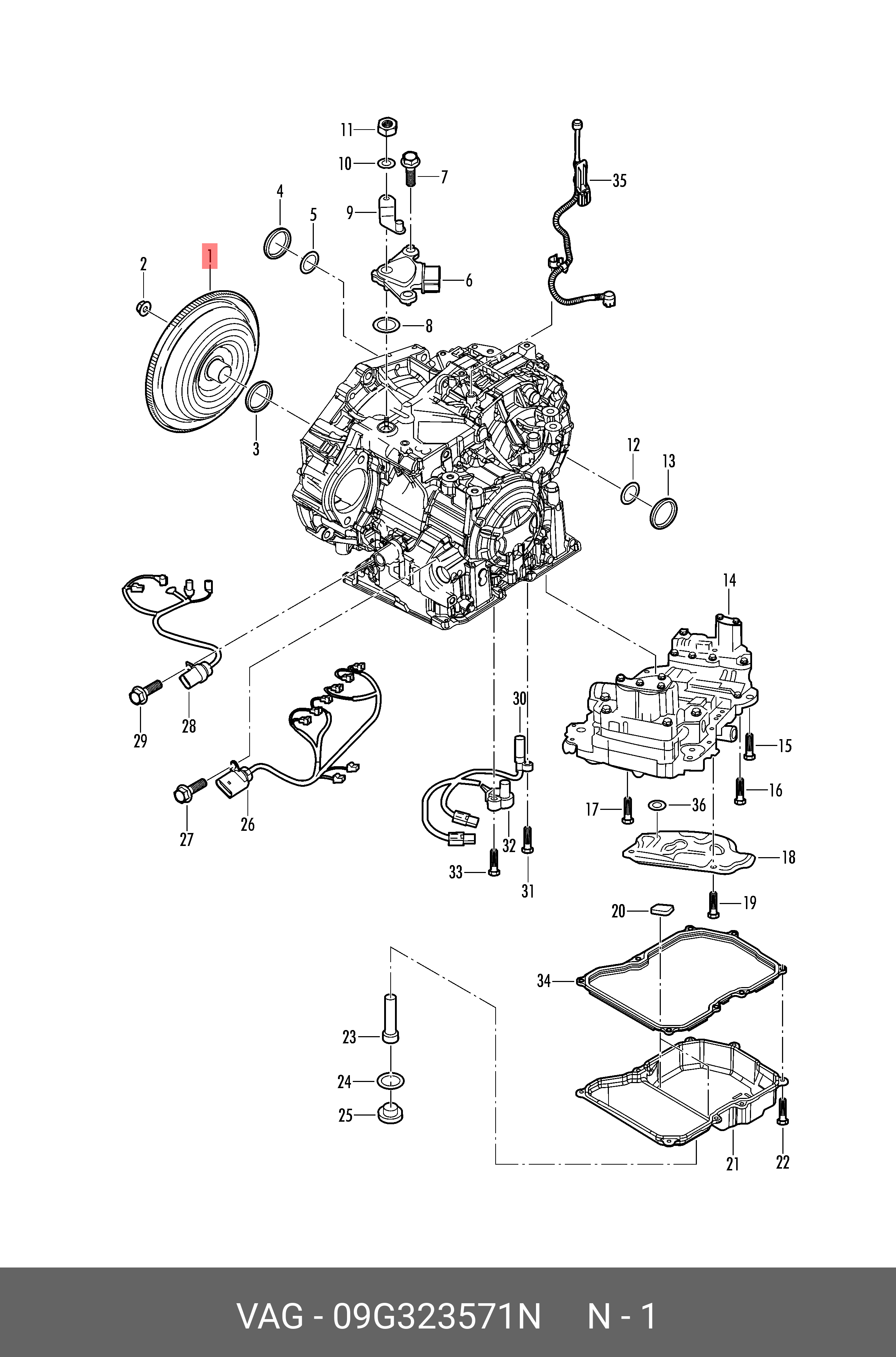 09G323571N VAG Преобразователь