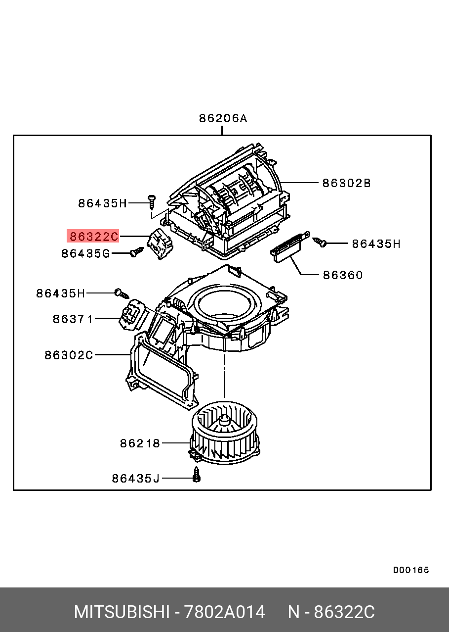 7802A014 MITSUBISHI -