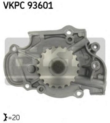 VKPC93601 SKF Насос водяной (помпа)
