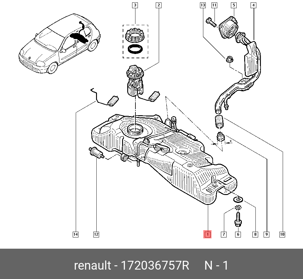 172036757R RENAULT -